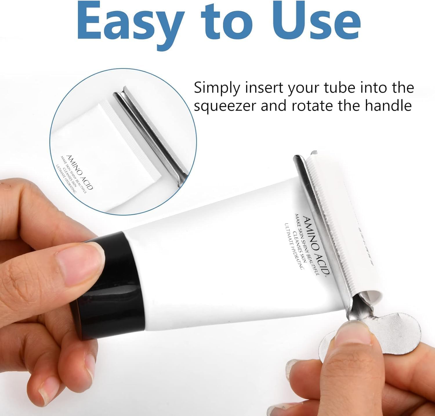 Lot De 3 Presse-tubes UPOOS – Acier Inoxydable, 6,2x3,2x4 Cm, Pour Dentifrice, Cosmétique, Peinture