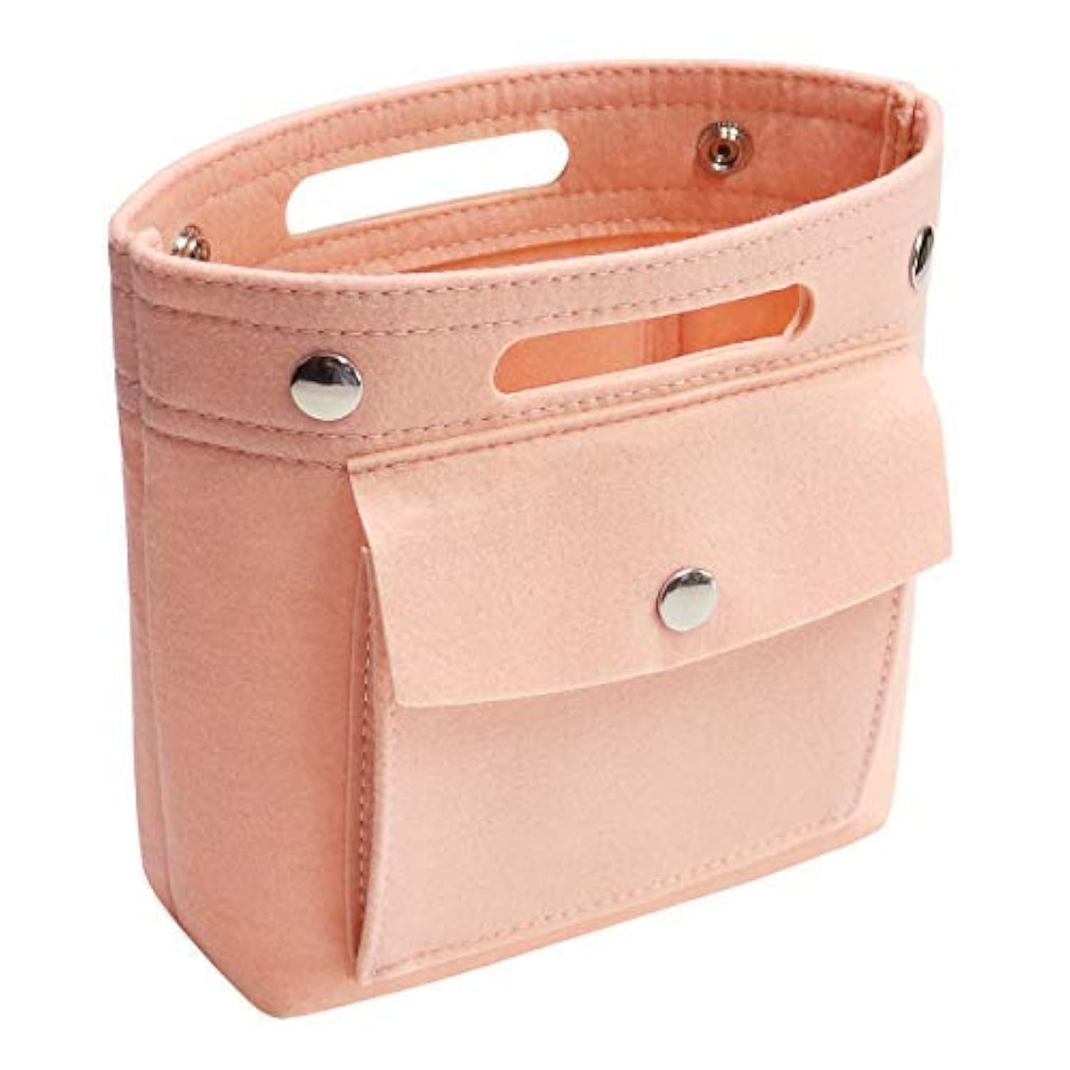 Soyizom Pink Purse Organiser Insert For Tote Bag,Mini Handag Insert For Speedy Neverfull Neonoe Noe Bb,