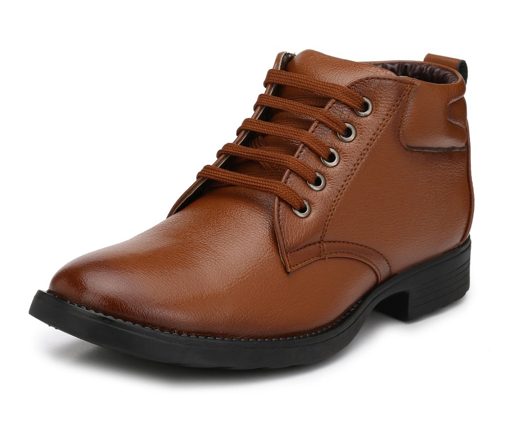 MACTREE Mens Premium Mid Top Boots 2805 (9 UK, Tan) (B079BSL1NG) Amazon Price History, Amazon Price Tracker