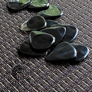 Bone Tones Corne de buffle noire (1), médiators de luxe - Les Beatles, Paul McCartney, John Lennon, RIngo Starr, George Harrison Bone Tones Corne de buffle noire (1), médiators de luxe – Image 2