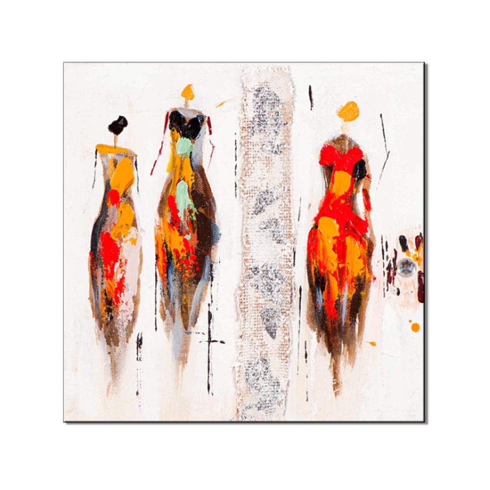 Peinture de décoration de l'hôtel 60x60 pour habiller un mur blanc vide