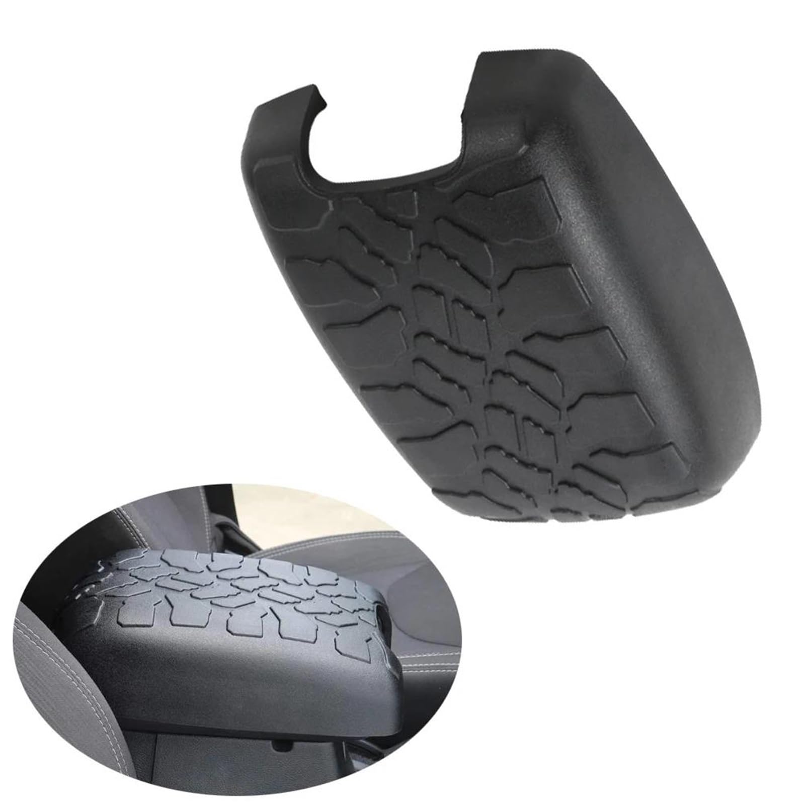 Copertura della Scatola del bracciolo Scatola Bracciolo per Auto Copertura Protettiva Copertura Controllo Centrale Accessori in Pelle Finiture per Jeep per Wrangler JK 2012-2017