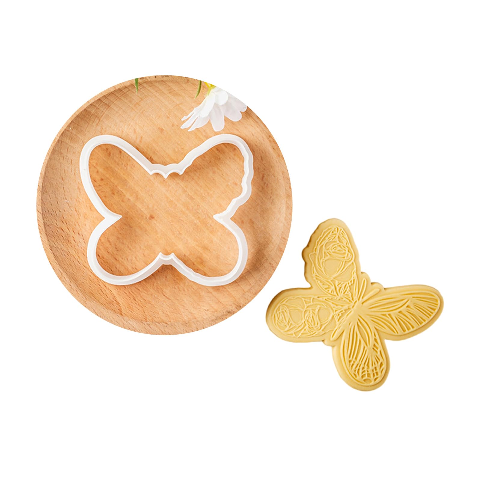 Tsophreniq Shape Silicone Baking Molds Unique Butterfly Theme Silicone Cookie Molds for Confectionery and Pastries Creative Baking Tool
