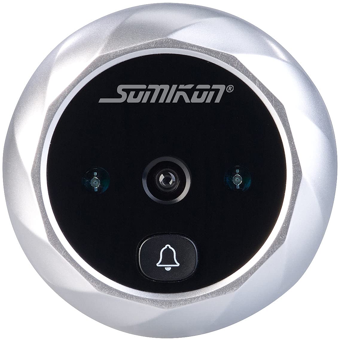 Somikon Türspion Kameras: Digitale Türspion-Kamera mit 7,1-cm-Farbdisplay (2,8") und Nachtsicht (Digitaler Türspion ohne Bohren, Haustürkamera, Mini Überwachungskamera)