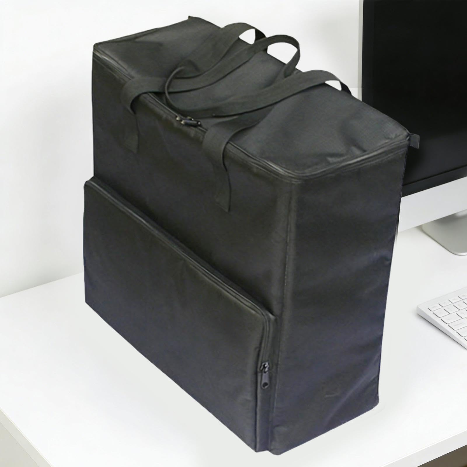 Borsa per Il Trasporto, Borsa da Viaggio da Scrivania per Custodie di Computer, Organizer, Realizzata in Tessuto Oxford, Portatile, Borsa Portaoggetti