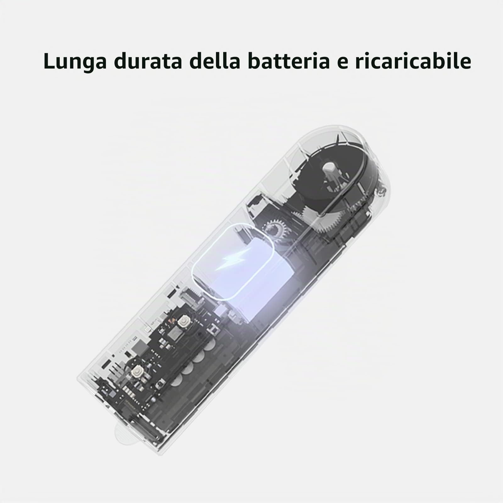 Aqara Roller Blind Drive E1, richiede AQARA HUB, motore per tapparelle con timer e controllo vocale, ricaricabile con batteria a lunga durata, compatibile con HomeKit, Alexa, Google Assistant e IFTTT