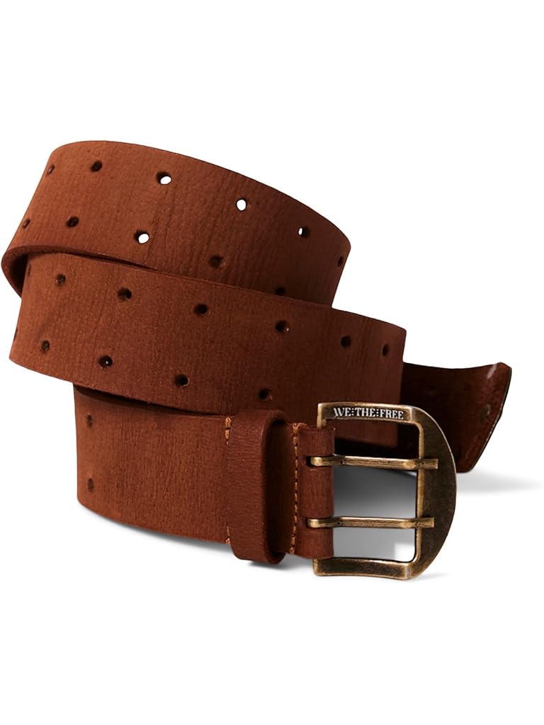 Tan Free People We The Free Double Cross Belt
