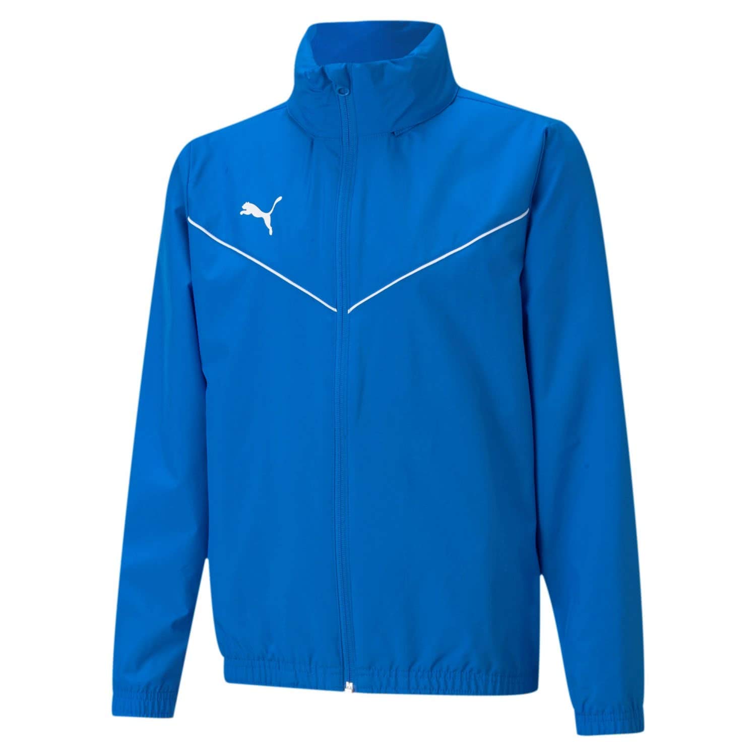 PUMA Unisex Kid's teamRISE All Weather JKT Jr Windbreaker, Electric Blue Lemonade, 164