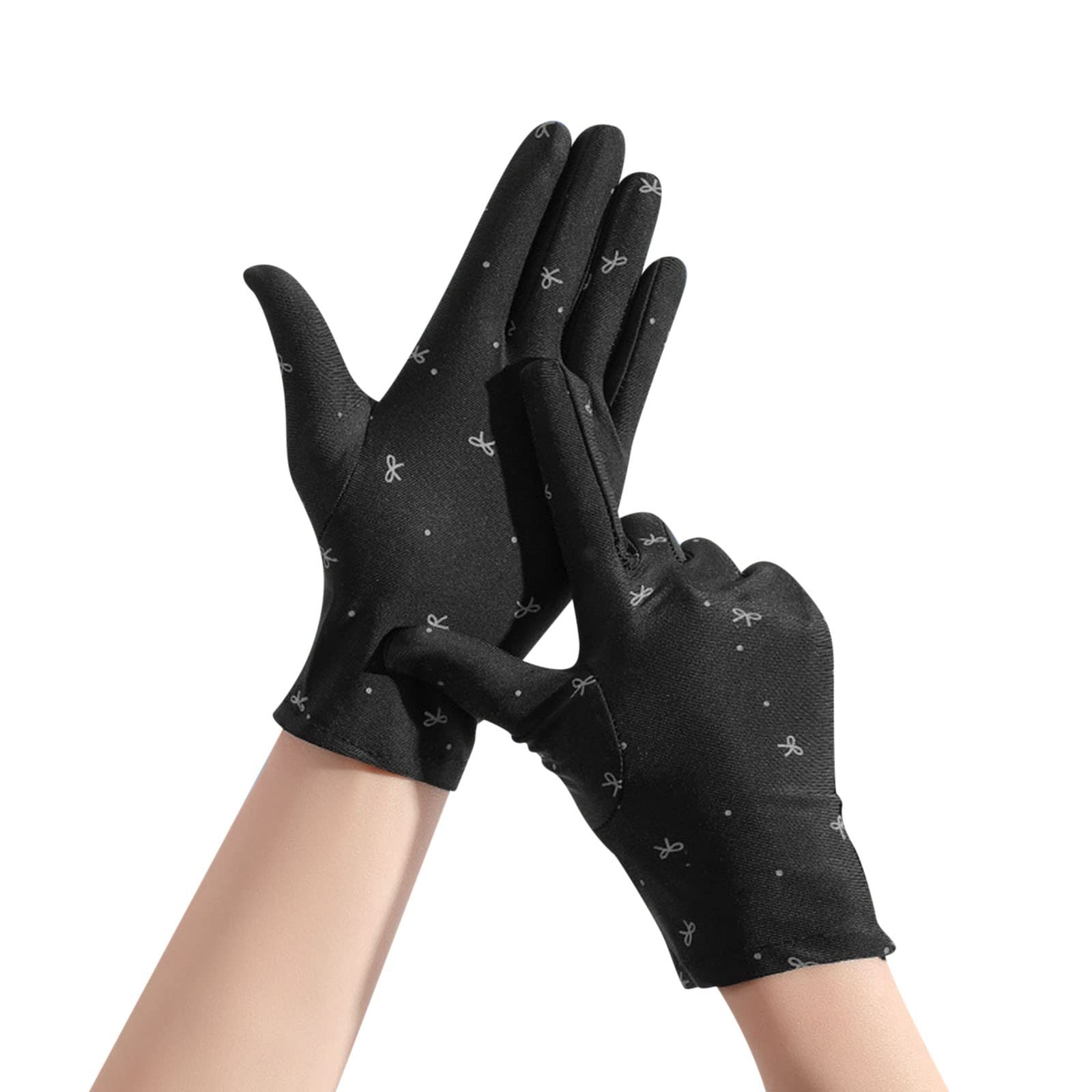 king of car tuning Unisex Ice Sensation Sun Protection Gloves Ice Silk Outdoor Fishing Riding Gloves Gloves with Finger Cap