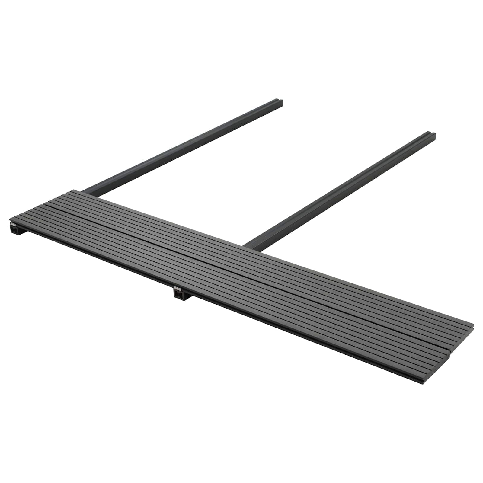 vidaXL Terrassendiele 6 Stk. Grau WPC