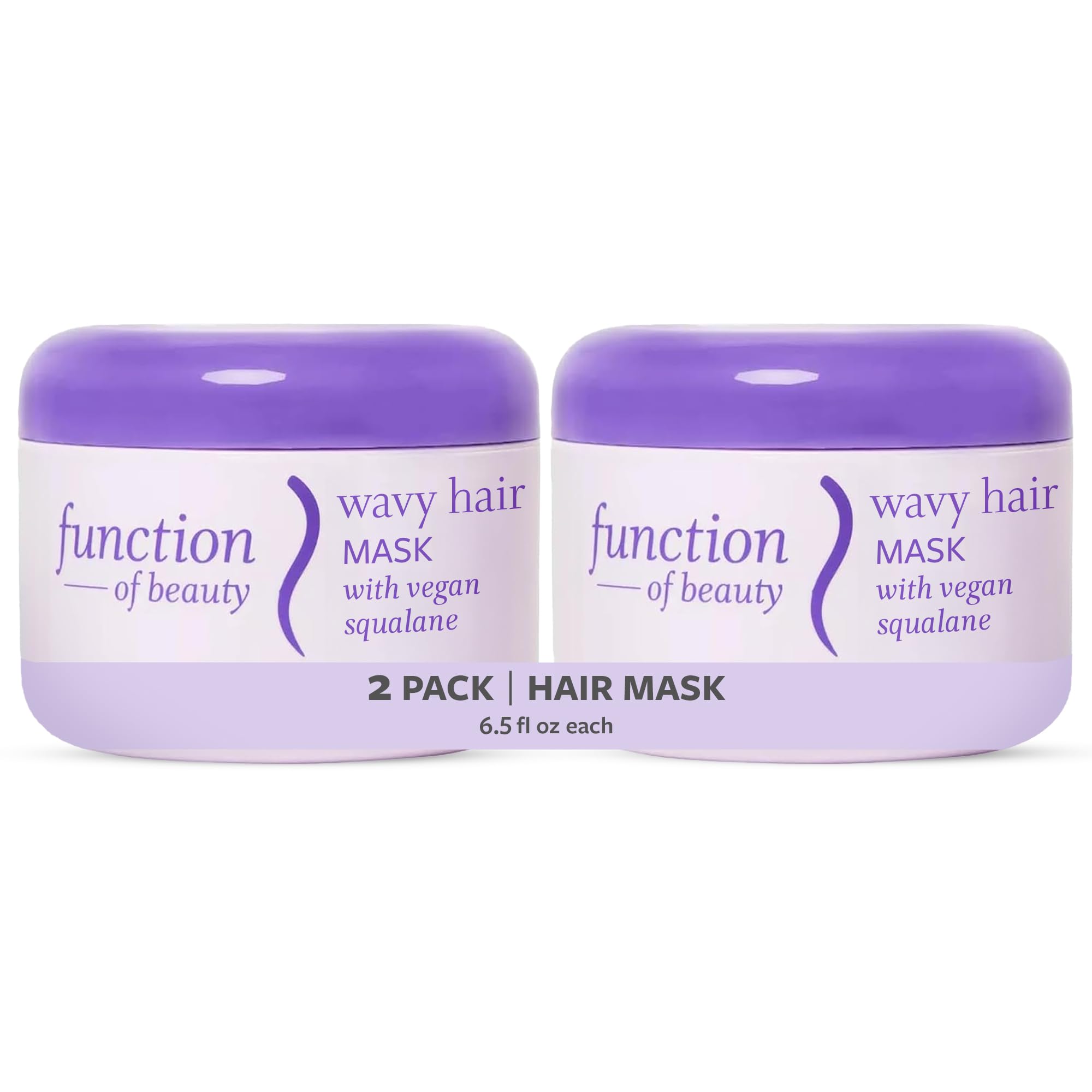 Function of Beauty Hair Mask for Wavy Hair - Sulfate-Free Deep Conditioning Hair Mask for Natural Wavy Texture & Restores Shine - Lightweight,