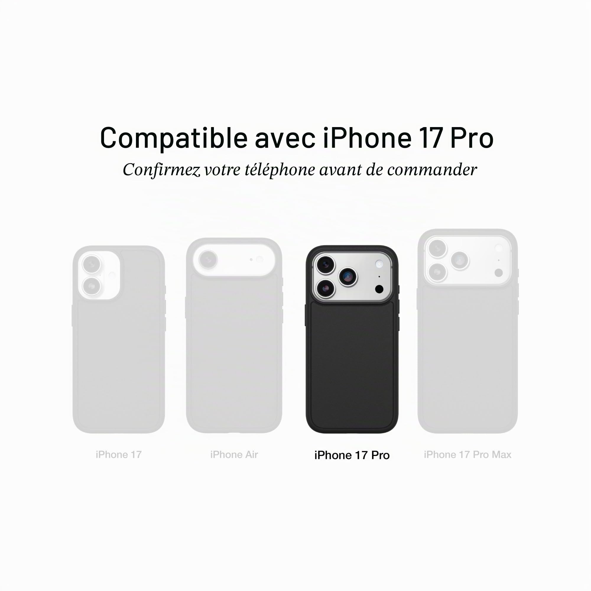 OtterBox Coque Transparente pour iPhone 17 Pro Defender Series Pro XT – Offgrid – Bleu – Coque pour iPhone Robuste, Robuste et Durable, se clipse sur MagSafe