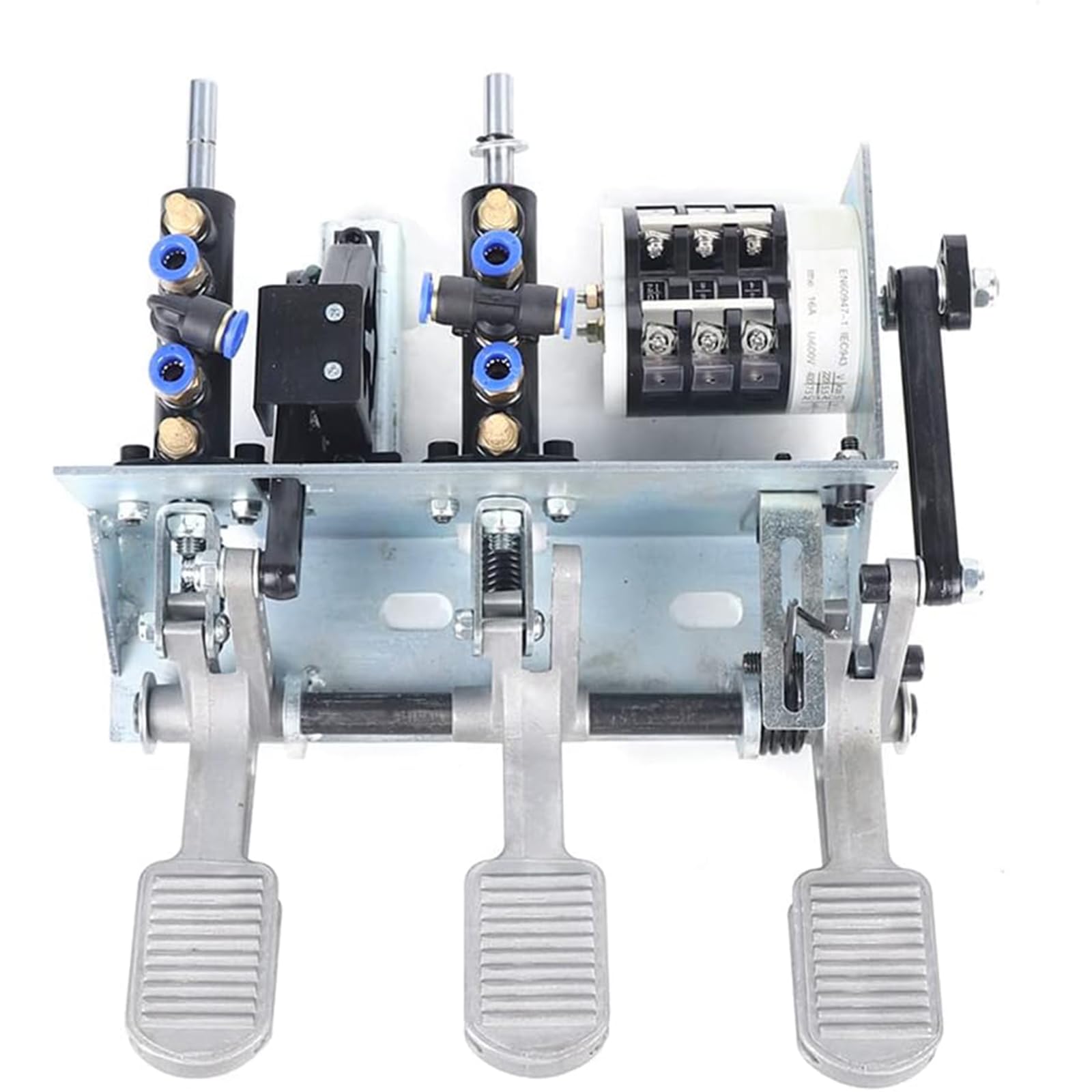 3 Pedales Neumática Máquina Desmontadora De Neumáticos Válvula De Control De Aire, Marco De Aleación Pedal De Control Válvula Desmontadora De Neumáticos, Tubo De 8mm
