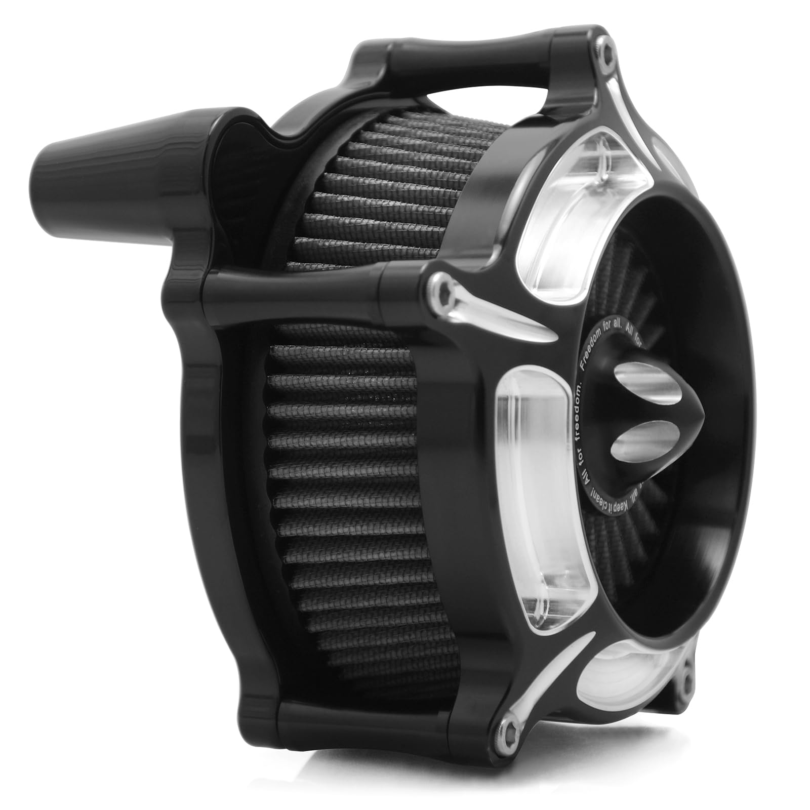 Road glide filtro aria Turbina Spike filtro aria road king Per Harley Touring street Glide 08-16 nero