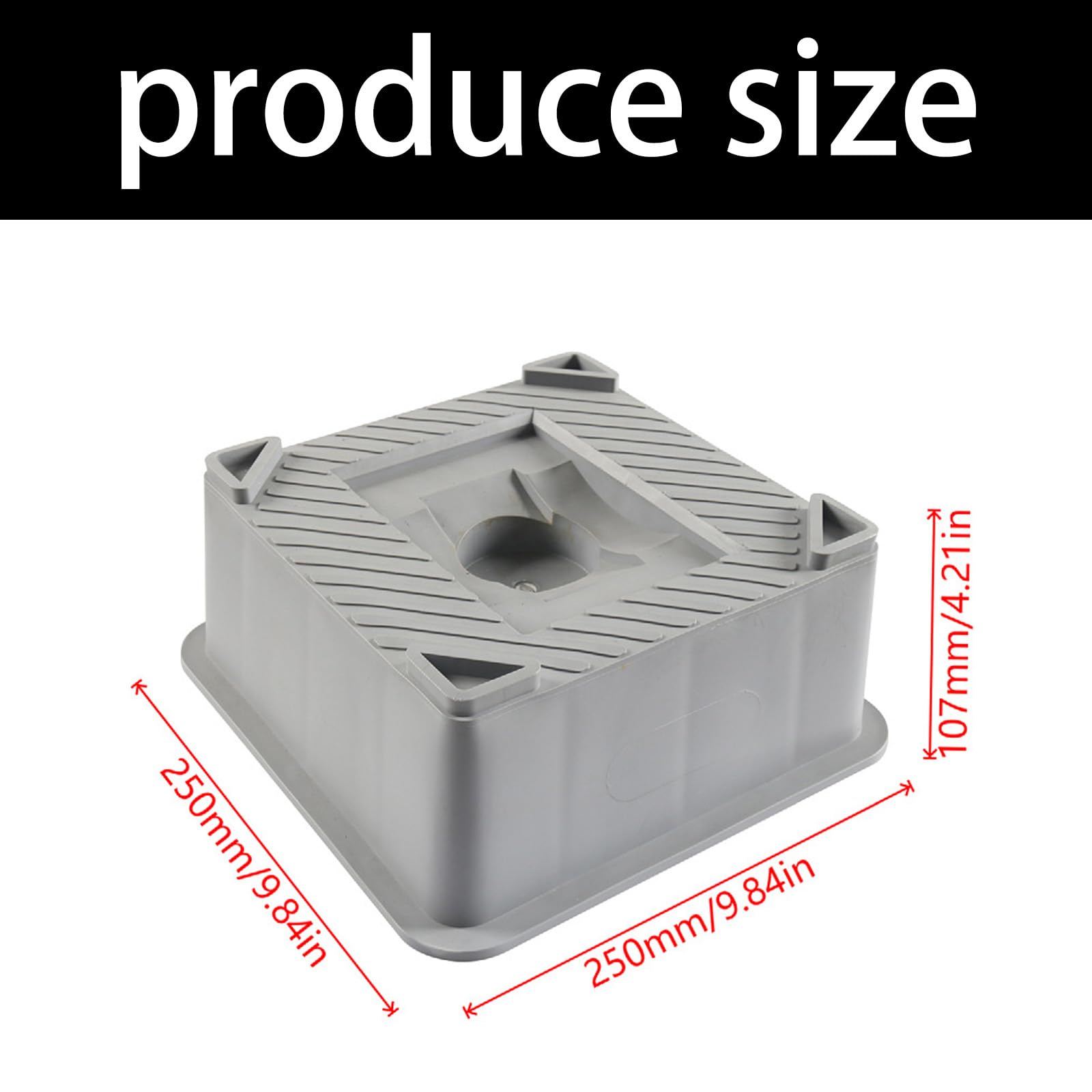 Robusti Cuscinetti stabilizzazione con superfici Antiscivolo Blocchi livellamento in Gomma Stabilizzazione per carichi Pesanti per Veicoli da Campeggio Blocchi livellamento per carichi