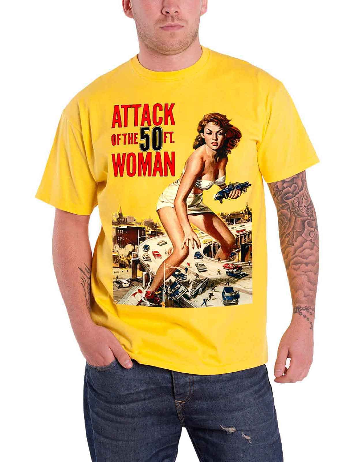 T-shirt XL Attack of the 50ft woman pour homme et femme passionnés - 5
