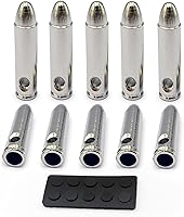 Vista 24 de Rondas de práctica de seguridad de acero, municiones inertes para entrenador de acción, tapa de entrenamiento de disparo seco