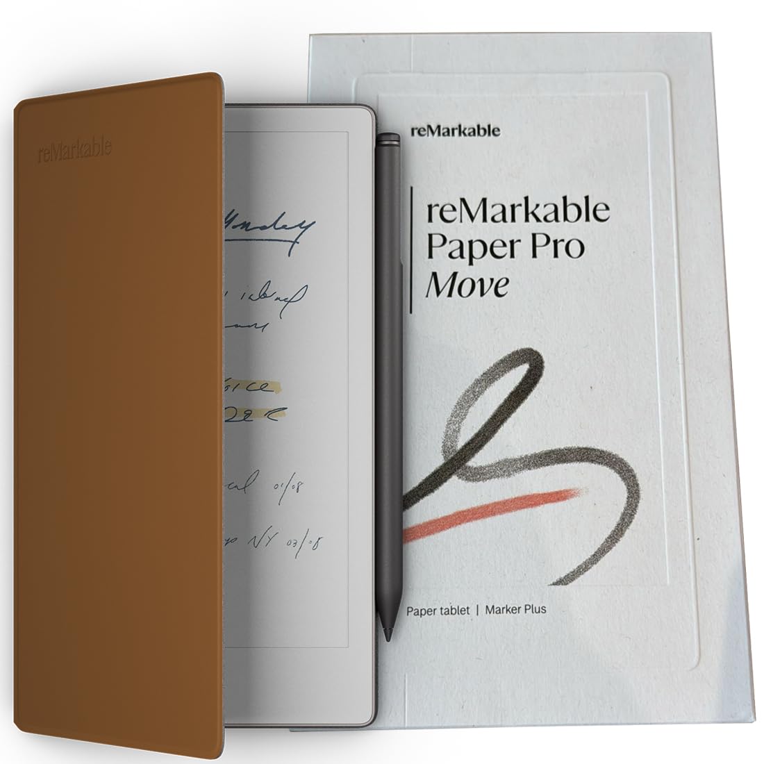 reMarkable Paper Pro Move - Leather Folio Bundle | Ultraportable