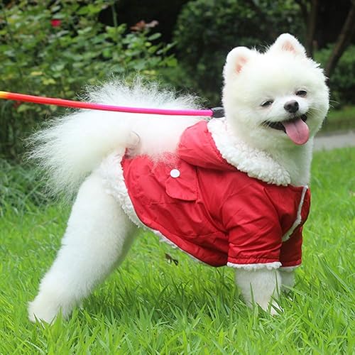 Miniatura 6 de EMUST - Abrigo de invierno para perros, abrigos para perros pequeños para invierno, ropa para perros machos pequeños con forro polar, ropa acogedora