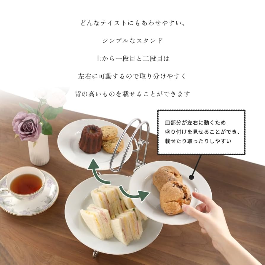 週末限定お値下げ❗️英国アンティークAfternoon teaケーキ