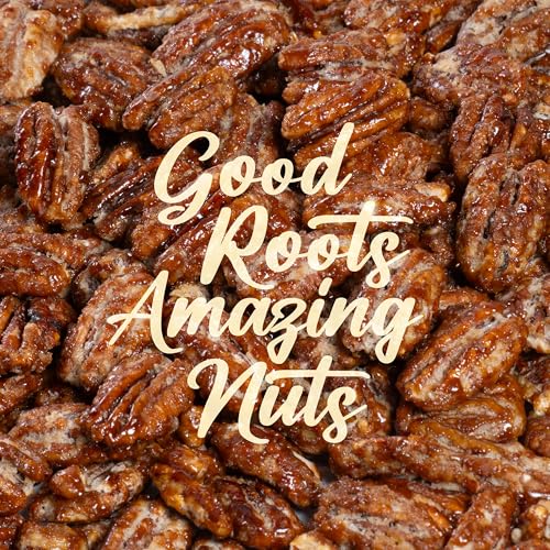 Image of Honey Glazed Pecans 5 oz - Caramelized Pecans with Real Honey, Crunchy & Sweet Roasted Nuts Snack in Resealable Pouch - Gourmet Glazed Pecan Halves by La Nogalera