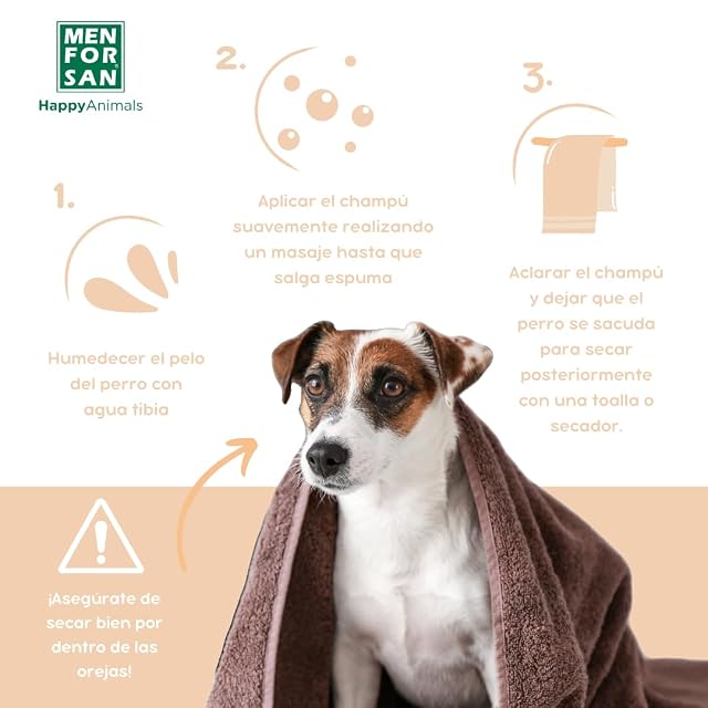 Foto 3 de 5 de MENFORSAN Champú con Aceite de Visón para Perros