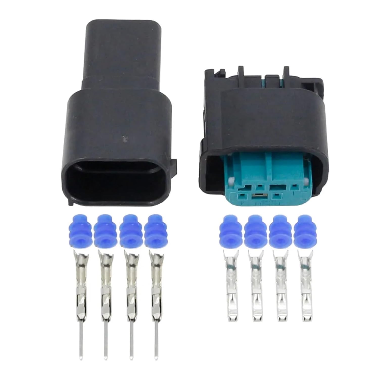 4 Pin Sensor Plug Male/Female Automotive Connector with Terminal DJ7041-0.6-11/21(5 Sets)