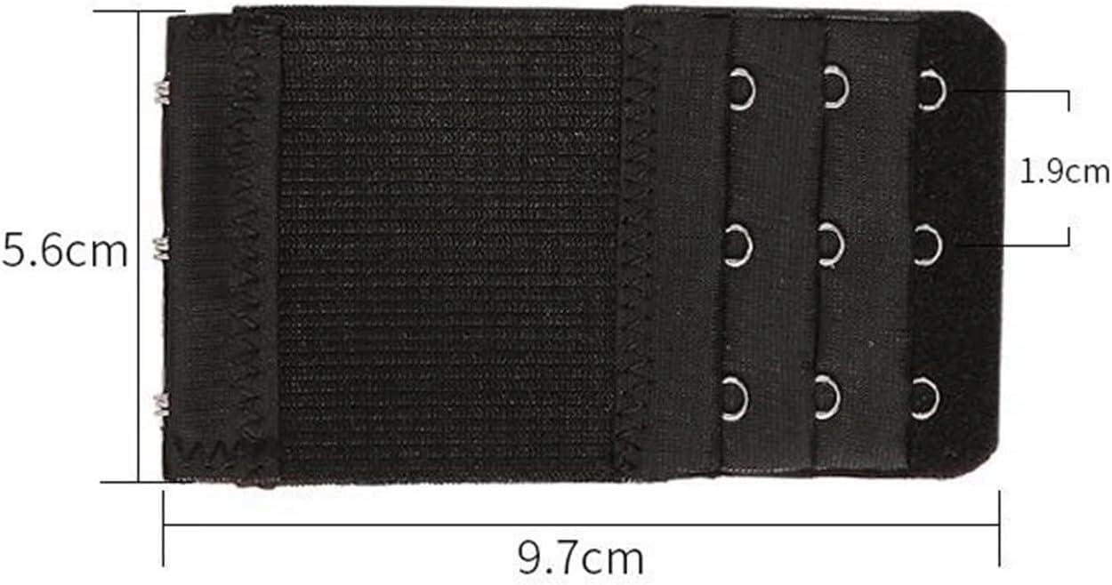 Bra Extender, Bra Extenders 20pc Women Extender With Elastic Strap 3 Row Hooks Adjustable Extension Belt Buckle
