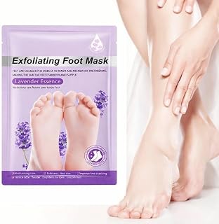 Besque Lavender Foot Peel Mask for Dead Skin Removal | Exfoliating Foot Spa Peel Mask for Dry, Cracked & Callused Feet | D... Price In India
