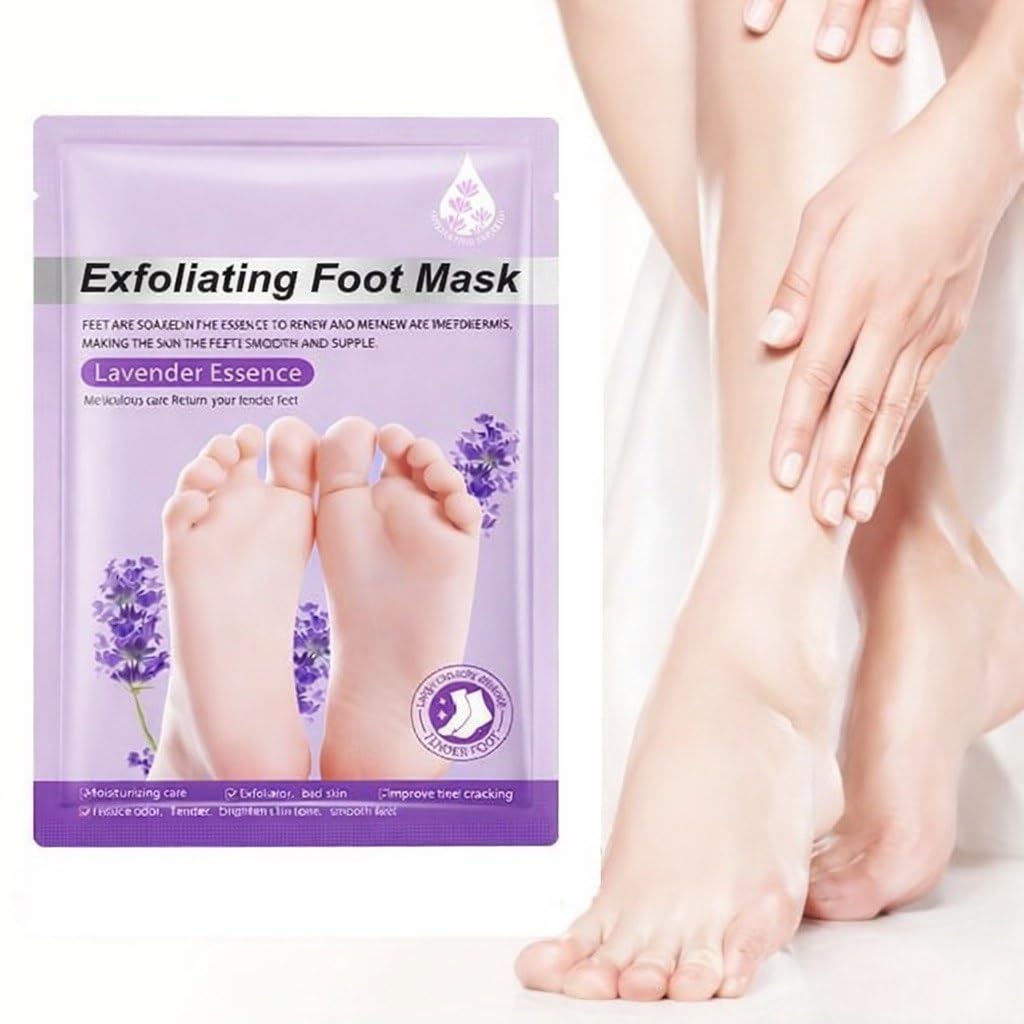 Besque Lavender Foot Peel Mask for Dead Skin Removal | Exfoliating Foot Spa Peel Mask for Dry, Cracked & Callused Feet | D... - Review, Price and Buying Guide