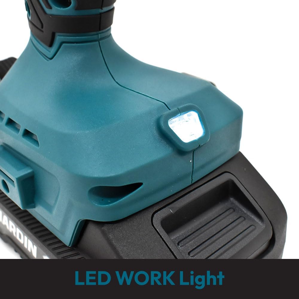 Hardin HD-8300 18V Brushless Cordless 3-in-1 Driver Drill – 2-Speed Hammer, Drill & Screwdriver, 1/2" Keyless Chuck – Compatible with Makita 18V LXT Batteries (Tool Only)