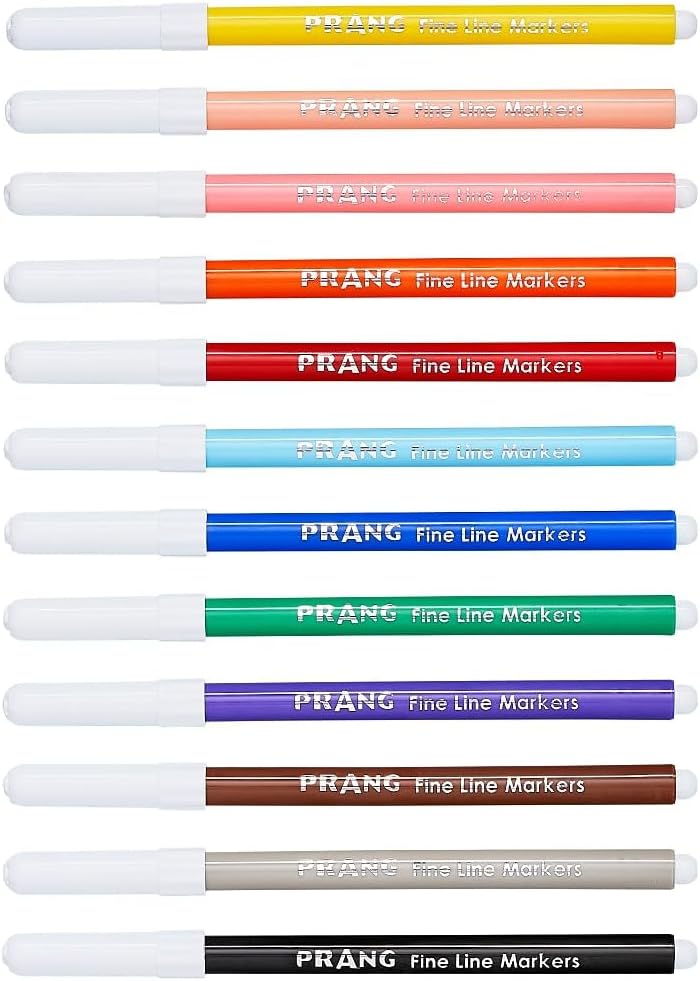 Prang Classic Washable Markers, Fine Tip, Assorted Colors, 96/Carton (80796) image 2