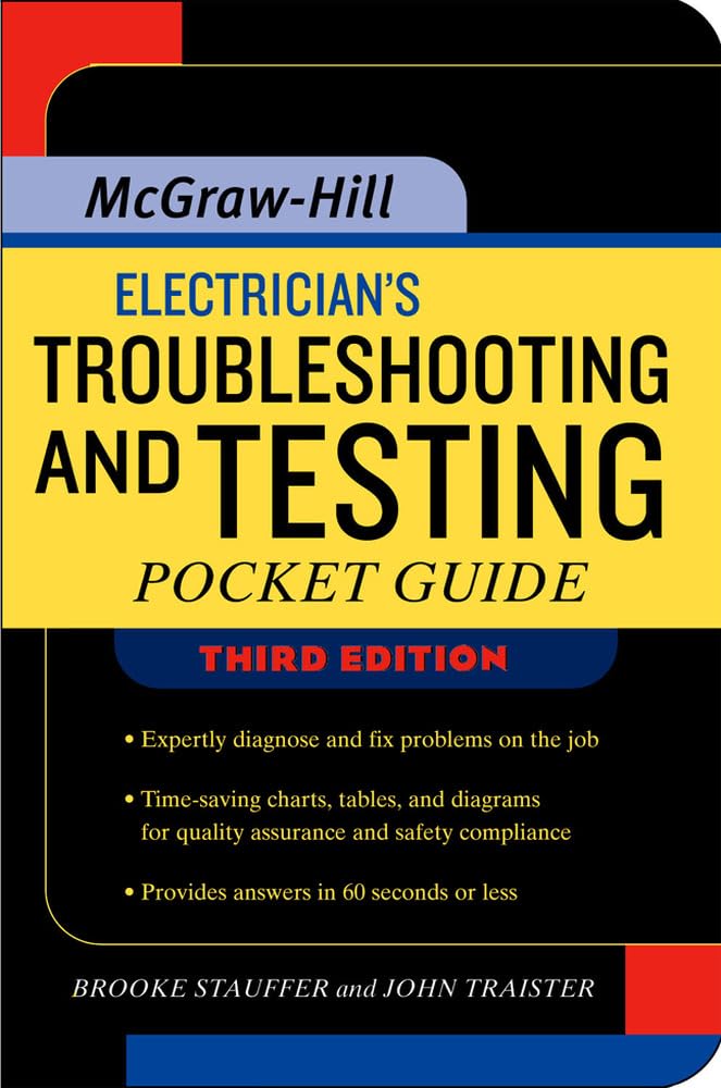 Electrician's Troubleshooting and Testing Pocket Guide, Third Edition (P/L CUSTOM SCORING SURVEY)