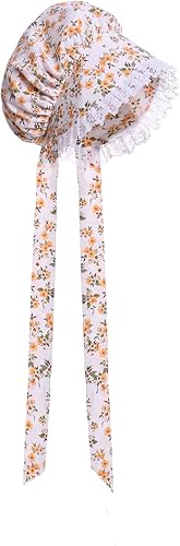 Miniatura 7 de Vibsion Disfraz de pradera pionera para niñas disfraz floral de pueblo colonial para niñas