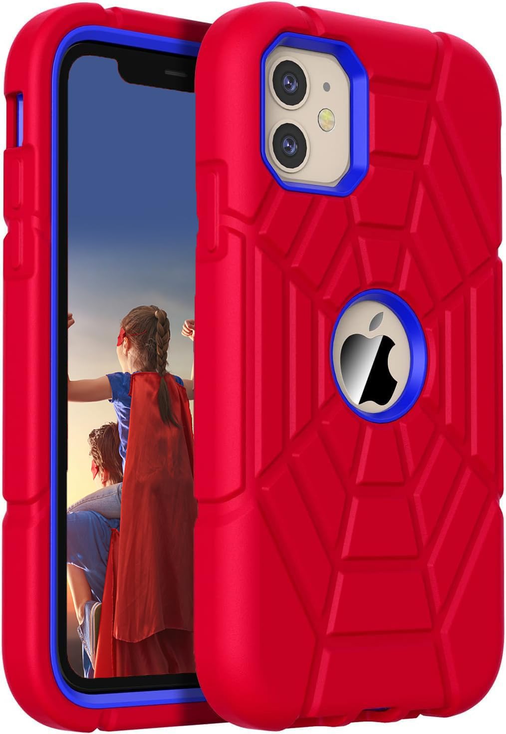 Original Red カバー付き レッド 本体 11 iPhone Apple Silicone Hatke The – 11 iphone Apple for case 携帯電話本体