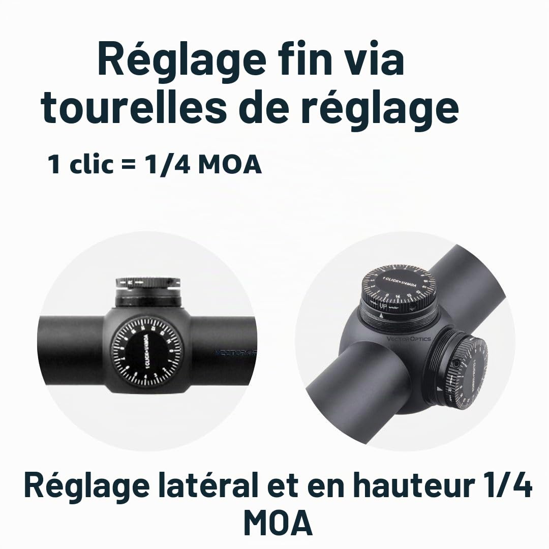 Vector Optics SCOM-27 Matiz 3-9x40 Duplex SFP Lunette de visée pour le sport, l'airsoft et la chasse, fusil à air comprimé, visière cible, lunette de visée de fusil, Rifle Scope, nombreux accessoires