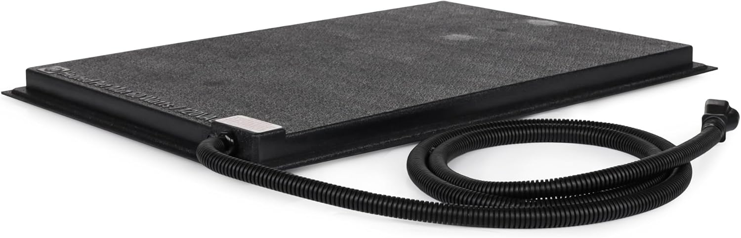 Farm Innovators HM-60P 19 x 13 Inch 60 Watt Heated Chicken Mat for Coops, Pens, and Nesting Areas
