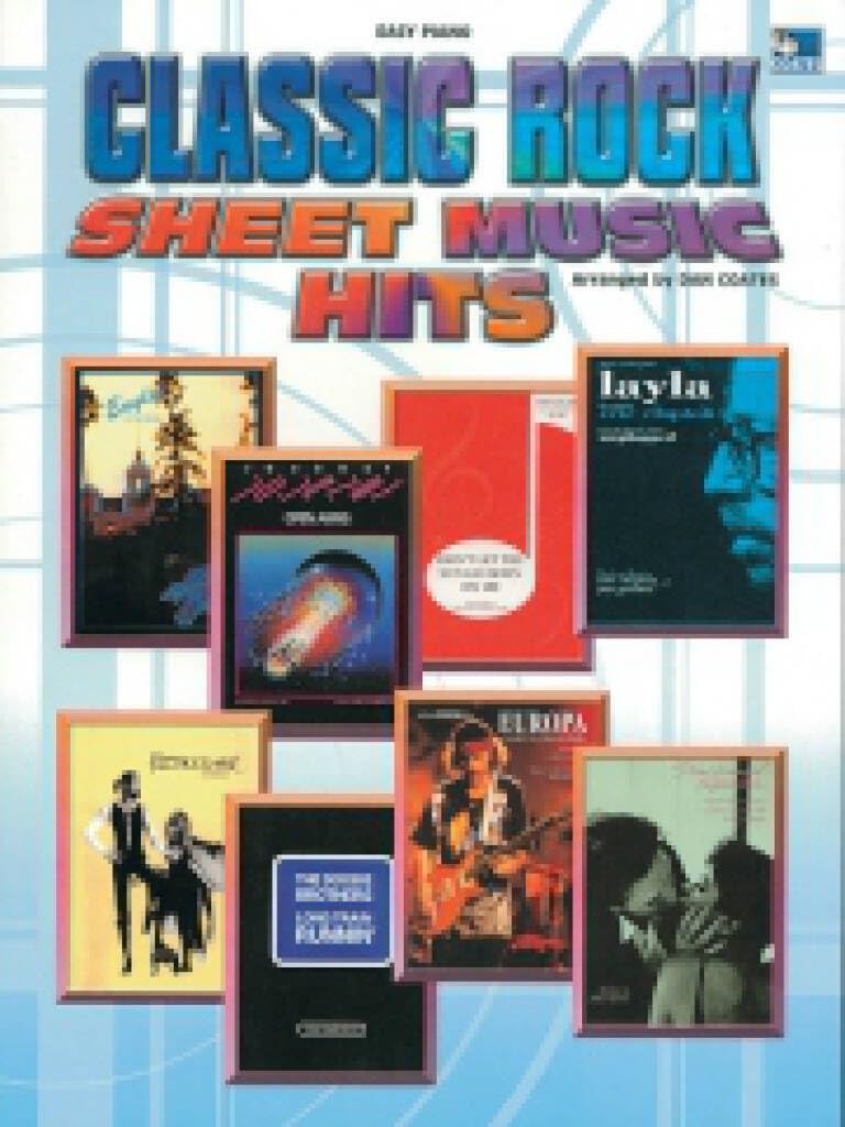Classic Rock Sheet Music Hits (Voice and Easy Piano)