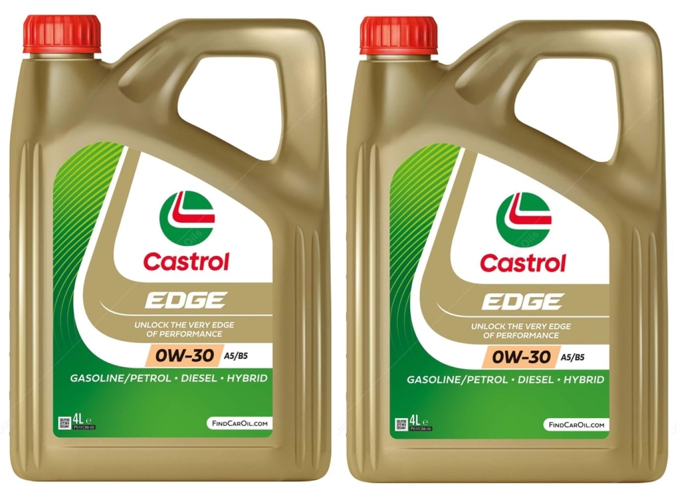EDGE 0W-30 A5/B5 Aceite sintético para motor, 8 litros
