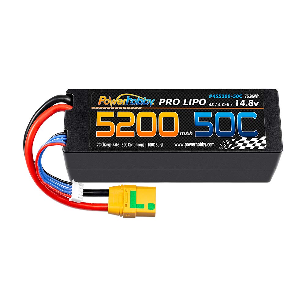 Amazon | powerhobby 4s 14.8 V 5200 mAh 50 C-100 C Lipoバッテリー