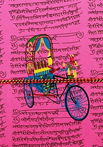Purpledip Handmade Paper Journal 'On The Go': Vintage Diary Notebook With Thread Closure (11163), Multicolor - Image 3