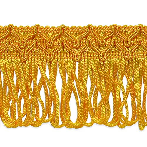 Trims by the Yard Sharlene 2" Loop Fringe Trim Gold (10