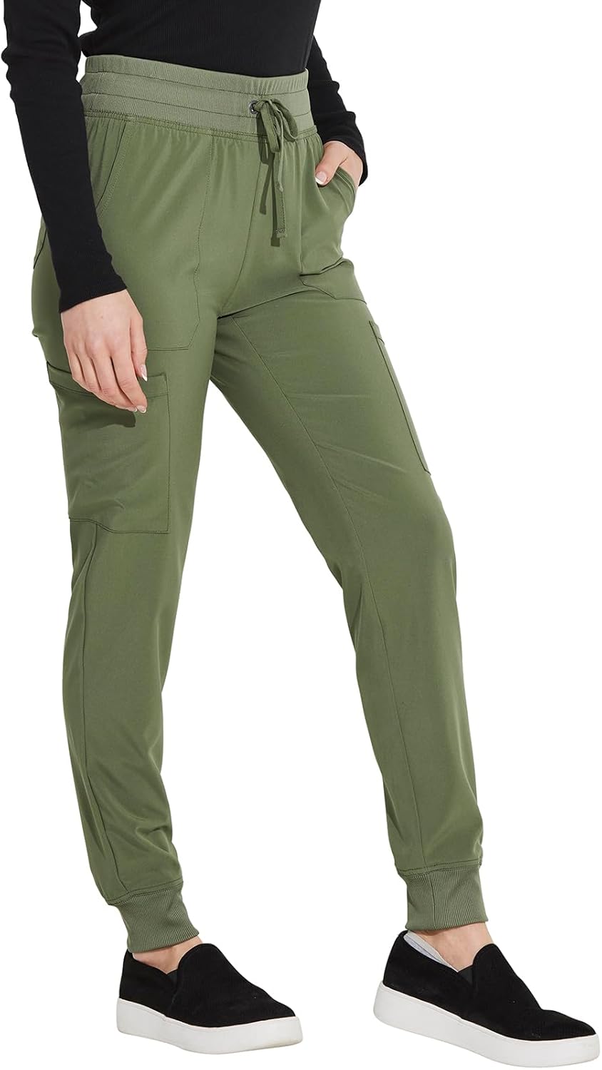 Dickies EDS Essentials Womens Scrub Pants Joggers Stylish & Comfortable Scrubs Jogger DK065 - Image 6