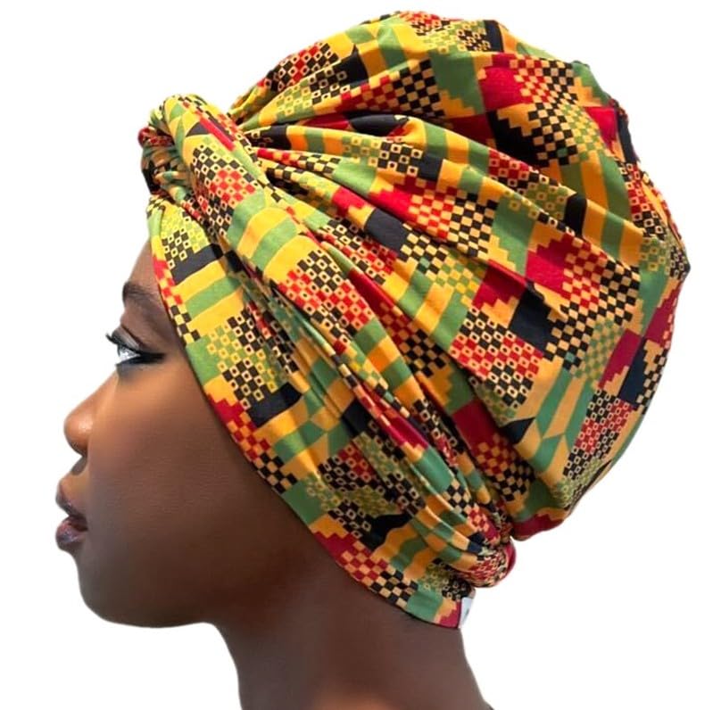 Deluxe Swim Turban & Beach Bag Combo - Maximum Protection for Natural Hair, Curls, Braids & Extensions - Waterproof Non-Slip Design with Easy-Grab