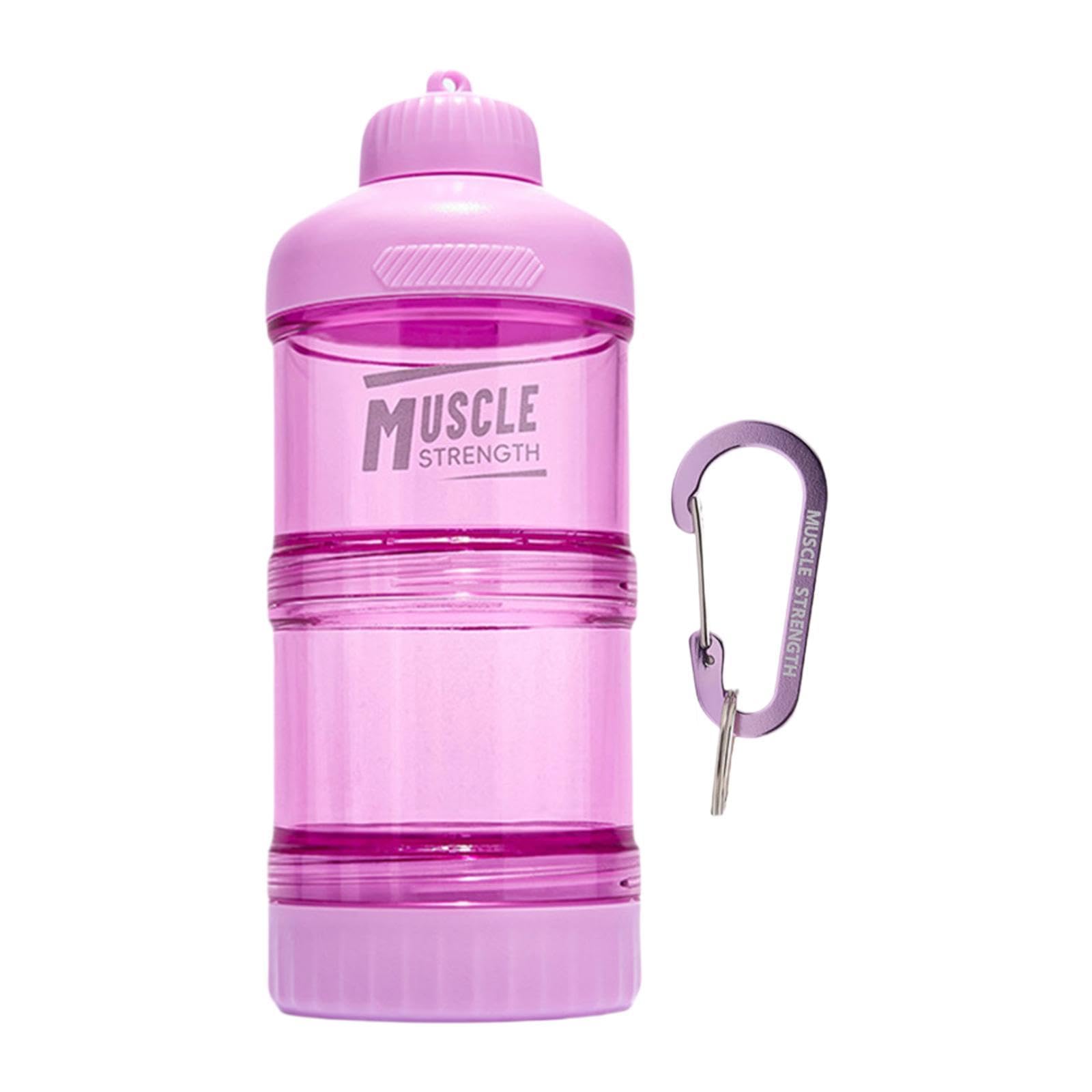 Protein Powder Travel Container Portable with for Sports Gym Workout Pink-picture-33