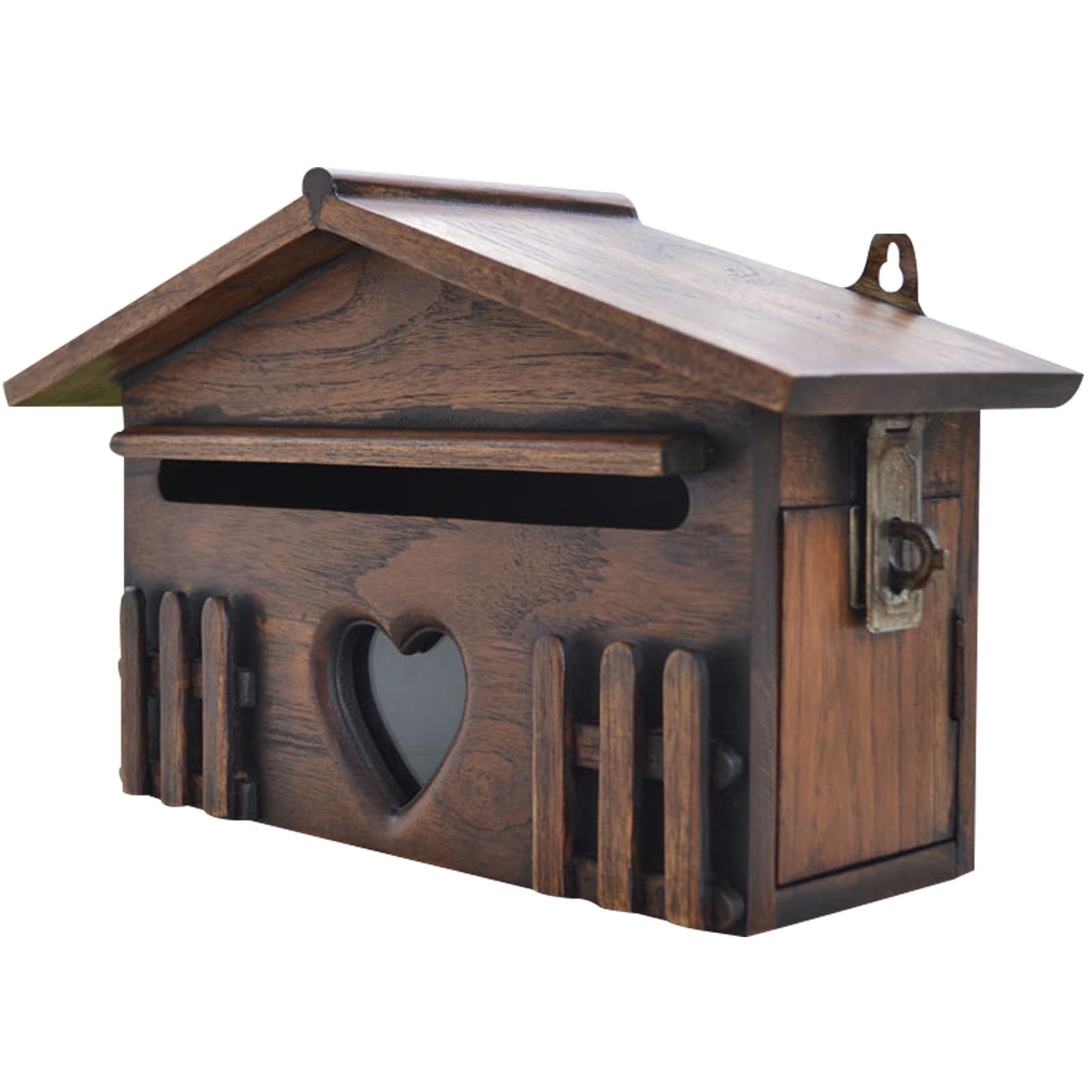 Boîte aux lettres murale en bois rétro pour retrouver le charme des lettres