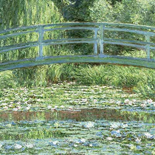 Amazon.co.jp: クロード・モネ『睡蓮の池と日本の橋』高精彩工芸画+手
