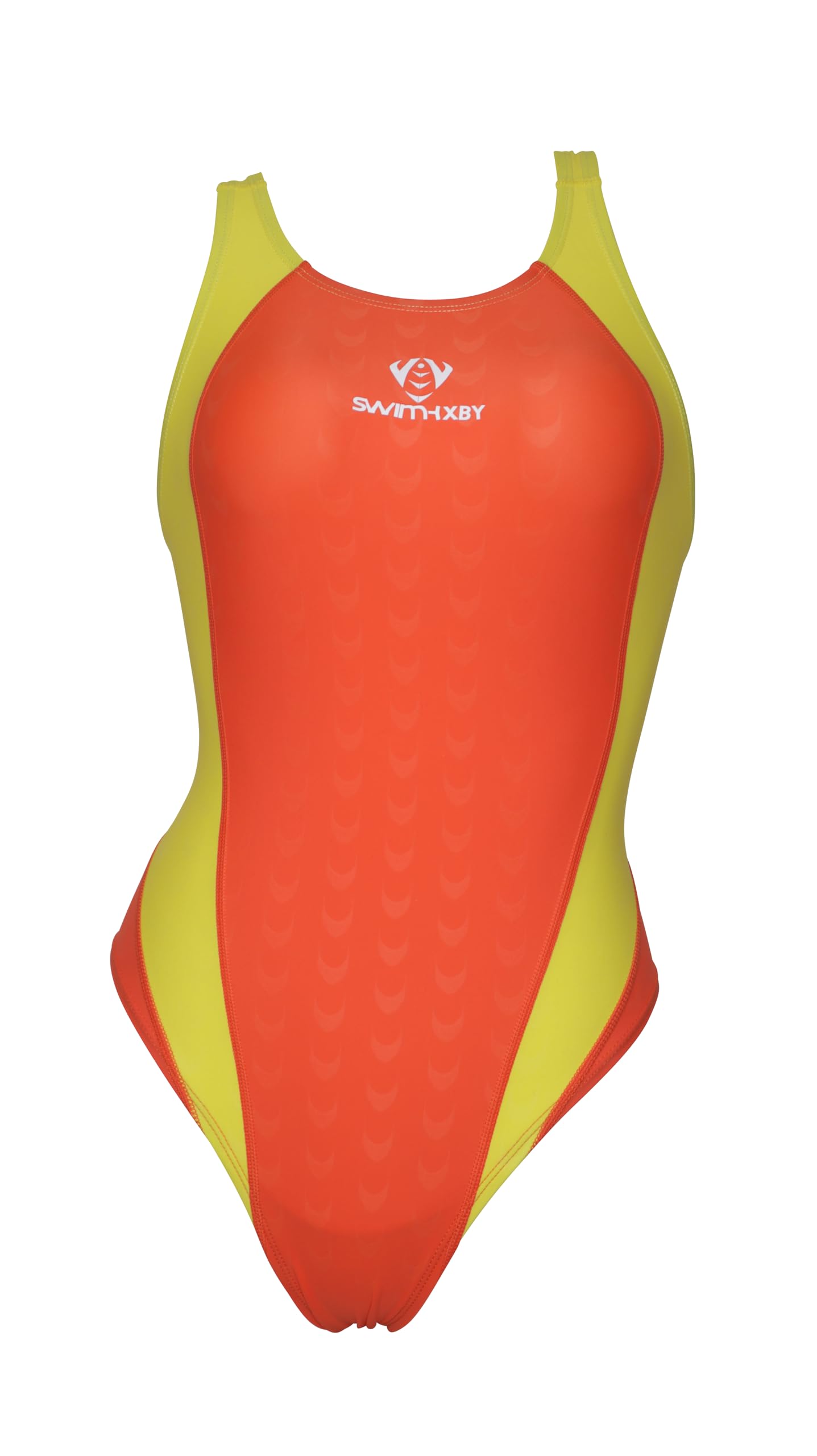 Amazon.co.jp: [SWIMHXBY] 競泳水着 レディース ガールズ 281 オレンジ