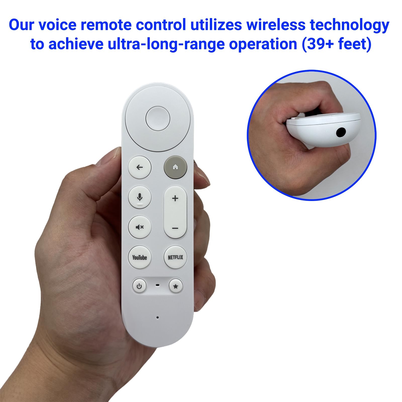 Amazon | Google TV ストリーマー 4K ボイススマートリモコン ブザー