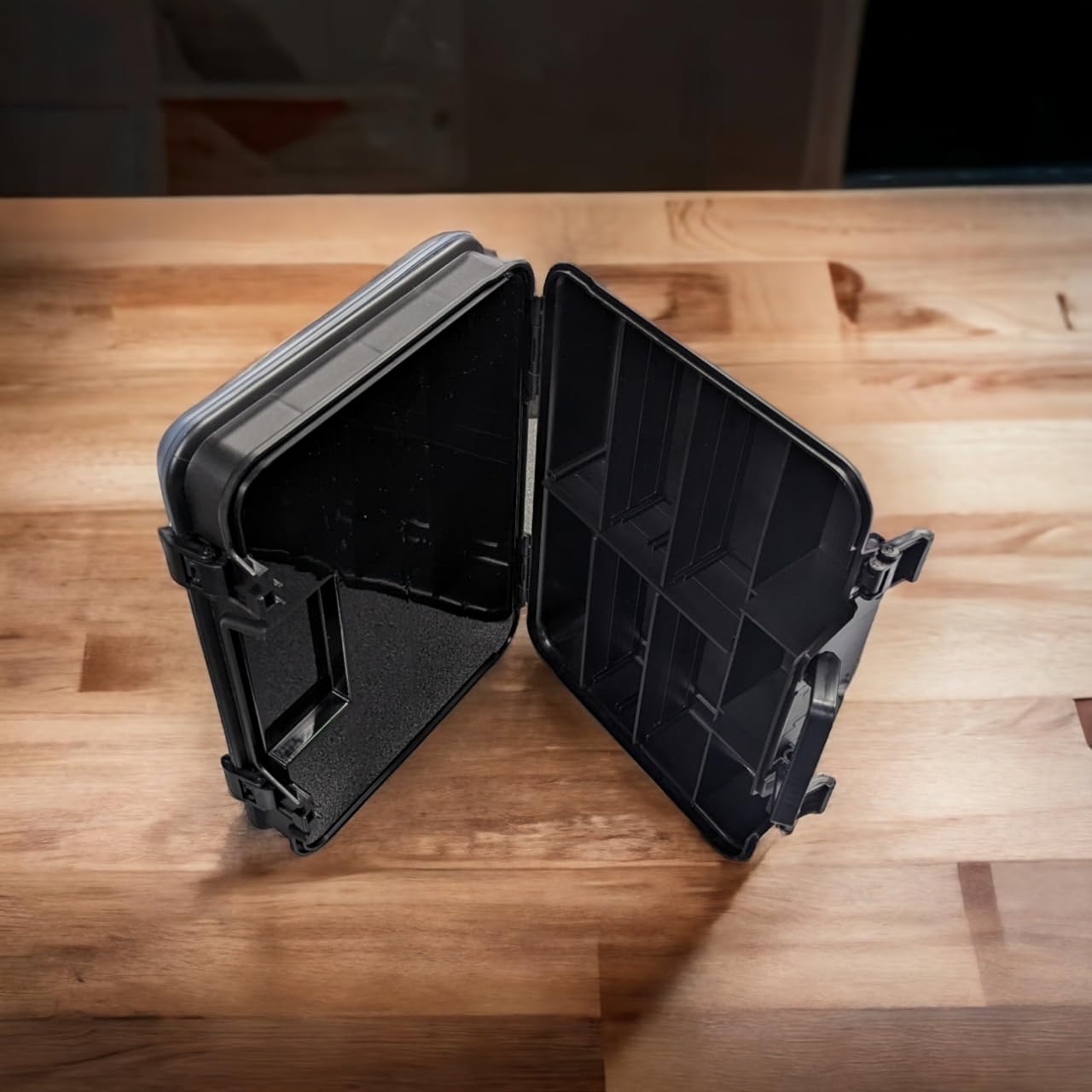 HTO Lure Carrying Case Caja de Aparejos de Pesca, Unisex Adulto, Opa/Transparente, Talla única